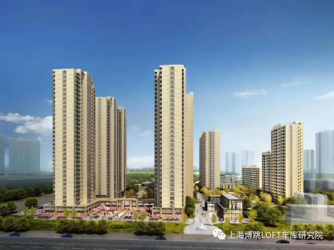 城口采用了LOFT车库武汉当代集团春风十里项目现已结构封顶！